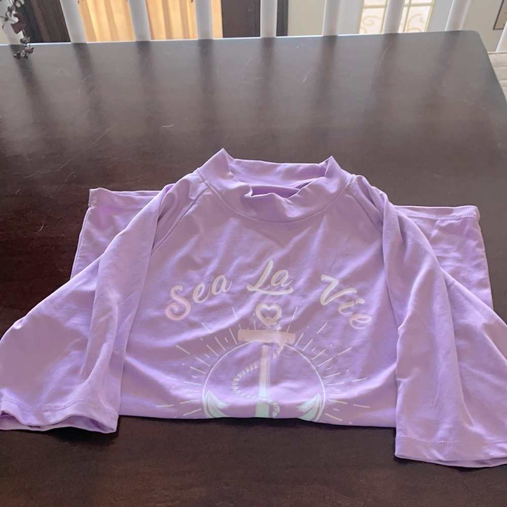 Purple sunscreen shirt